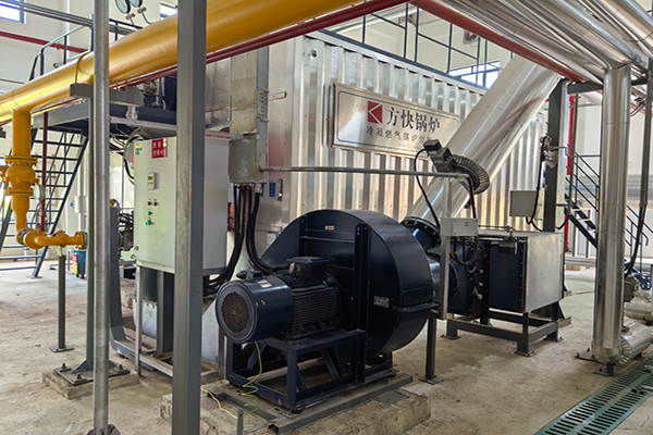 常山某天然氣公司使用方快鍋爐一臺10噸一臺15噸燃氣熱水鍋爐