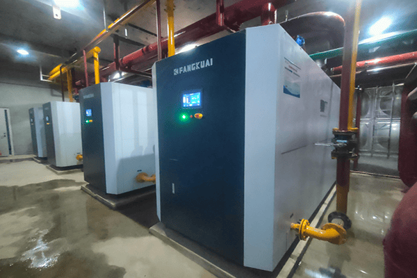 靈臺縣朝那鎮(zhèn)人民政府項(xiàng)目使用方快鍋爐11臺2100kw燃?xì)鉄崴仩t案例