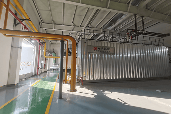 馬鞍山港能投智慧能源使用方快鍋爐25噸燃氣水管蒸汽鍋爐